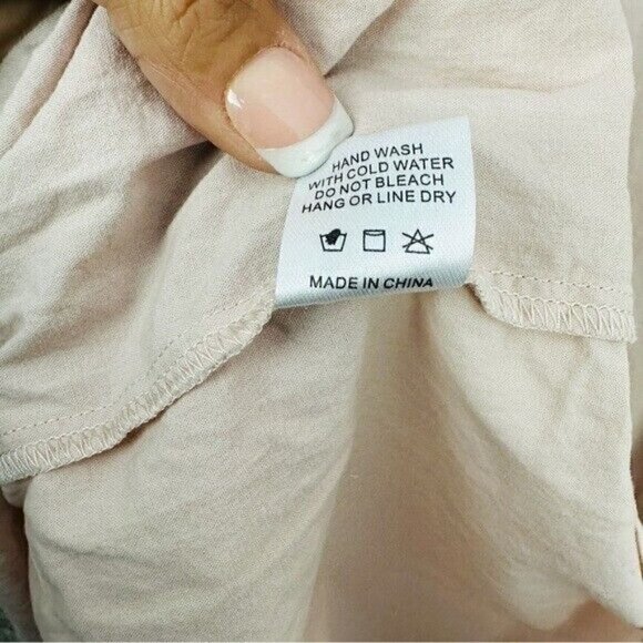 Aura Friend Zone Taupe Midi Dress Tan Women’s Size XS - Picture 8 of 9